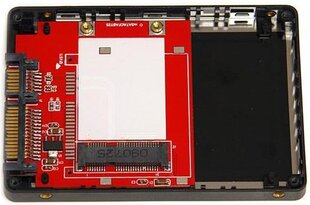 StarTech 2.5" SATA to Mini SATA SSD Adapter Enclosure (SAT2MSAT25) hind ja info | Komponentide tarvikud | kaup24.ee