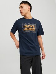 Jack & Jones мужская футболка 12232356*03, тёмно-синий 5715366756830 цена и информация | Мужские футболки | kaup24.ee