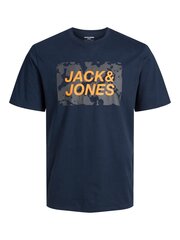 Jack & Jones мужская футболка 12232356*03, тёмно-синий 5715366756830 цена и информация | Мужские футболки | kaup24.ee