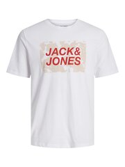 Meeste T-särk Jack & Jones 12232356*04, valge 5715366756847 hind ja info | Meeste T-särgid | kaup24.ee