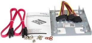 Adapter startech 25X2 SSD/HDD 2,5" цена и информация | Аксессуары для компонентов | kaup24.ee