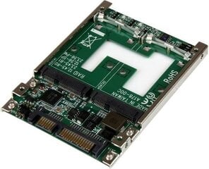 StarTech Dual mSATA SSD to 2.5” SATA RAID Adapter Converter (25SAT22MSAT) цена и информация | Аксессуары для компонентов | kaup24.ee