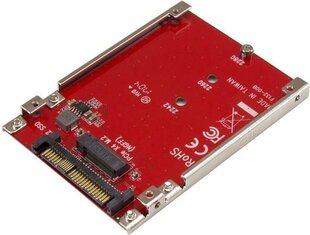 StarTech M.2 Drive to U.2 (SFF-8639) Host Adapter for M.2 PCIe NVMe SSDs (U2M2E125) hind ja info | Komponentide tarvikud | kaup24.ee