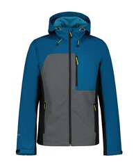 Icepeak мужская куртка софтшелл Brooker 57931-3*338, петроль/серый 6438535614241 цена и информация | Мужские куртки | kaup24.ee