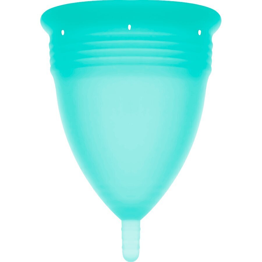 STERCUP MENSTRUAL CUP SUURUS L AKVAMARIIN VÄRVI FDA SILIKOON цена и информация | Tampoonid, hügieenisidemed, menstruaalanumad | kaup24.ee