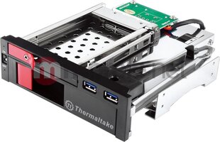 Thermaltake ST0026Z draivi sahtli paneel 2,5/3,5" raampaneel must, punane hind ja info | Komponentide tarvikud | kaup24.ee