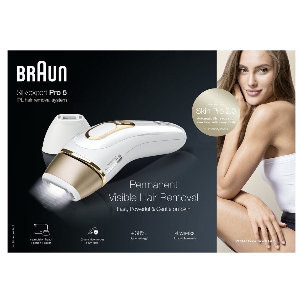 Braun Silk-expert Pro 5 IPL PL5147 hind ja info | Epilaatorid, raseerijad | kaup24.ee