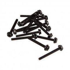 XSPC Screws Type 6-32, 30mm, 16 pieces, black (5060175587787) hind ja info | Komponentide tarvikud | kaup24.ee