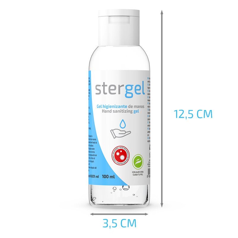 Desinfitseeriv vahend STERGEL HIDROALCOHOLICO DESINFEKTOR COVID-19 100 ml цена и информация | Esmaabi | kaup24.ee