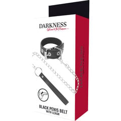 Peeniserõngas rihmaga Darkness hind ja info | BDSM ja fetish | kaup24.ee