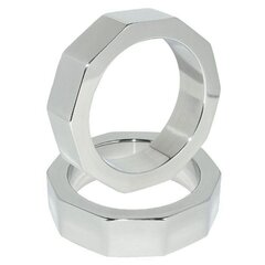 METALHARD COCK RING NUT 45MM цена и информация | Эрекционные кольца, насадки на пенис | kaup24.ee