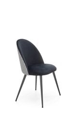 Набор из 4 обеденных стульев Halmar K478, черный/белый цена и информация | Стулья для кухни и столовой | kaup24.ee