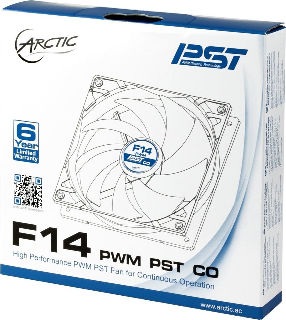 Arctic F14 PWM PST CO hind ja info | Arvuti ventilaatorid | kaup24.ee