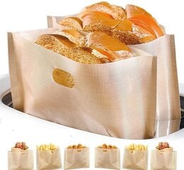 Korduvkasutatavad toasterkotid Toaster bag Gluten-free, 16,5x16,5cm, 10 tk цена и информация | Формы, посуда для выпечки | kaup24.ee