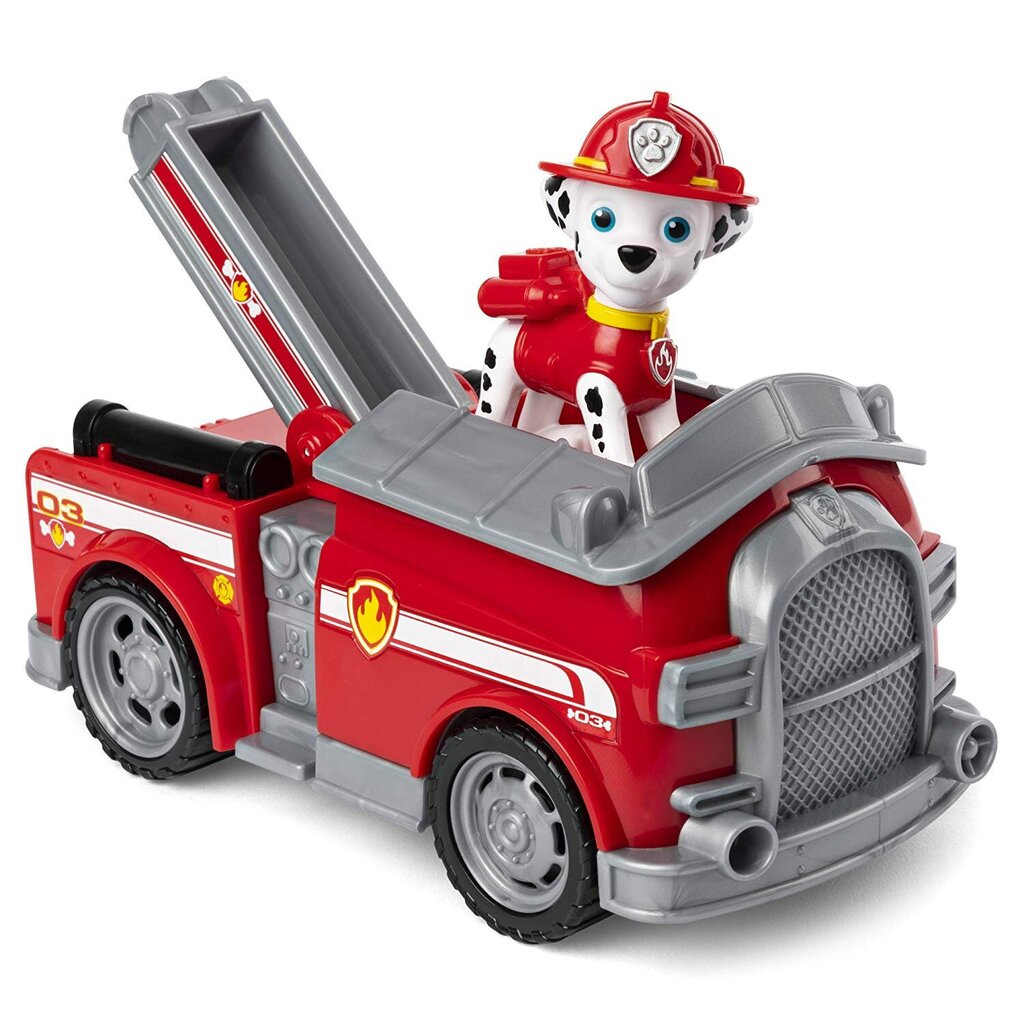 Spin Master Paw Patrol Marshall tuletõrjeauto koos figuuriga hind ja info | Poiste mänguasjad | kaup24.ee