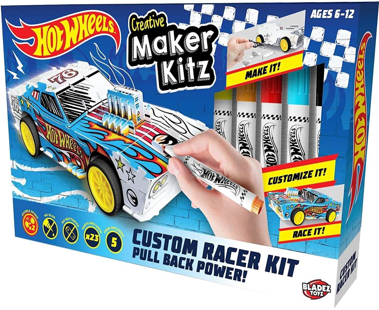 Bladez Creative Hot Wheels Maker Kitz autokomplekt hind ja info | Poiste mänguasjad | kaup24.ee