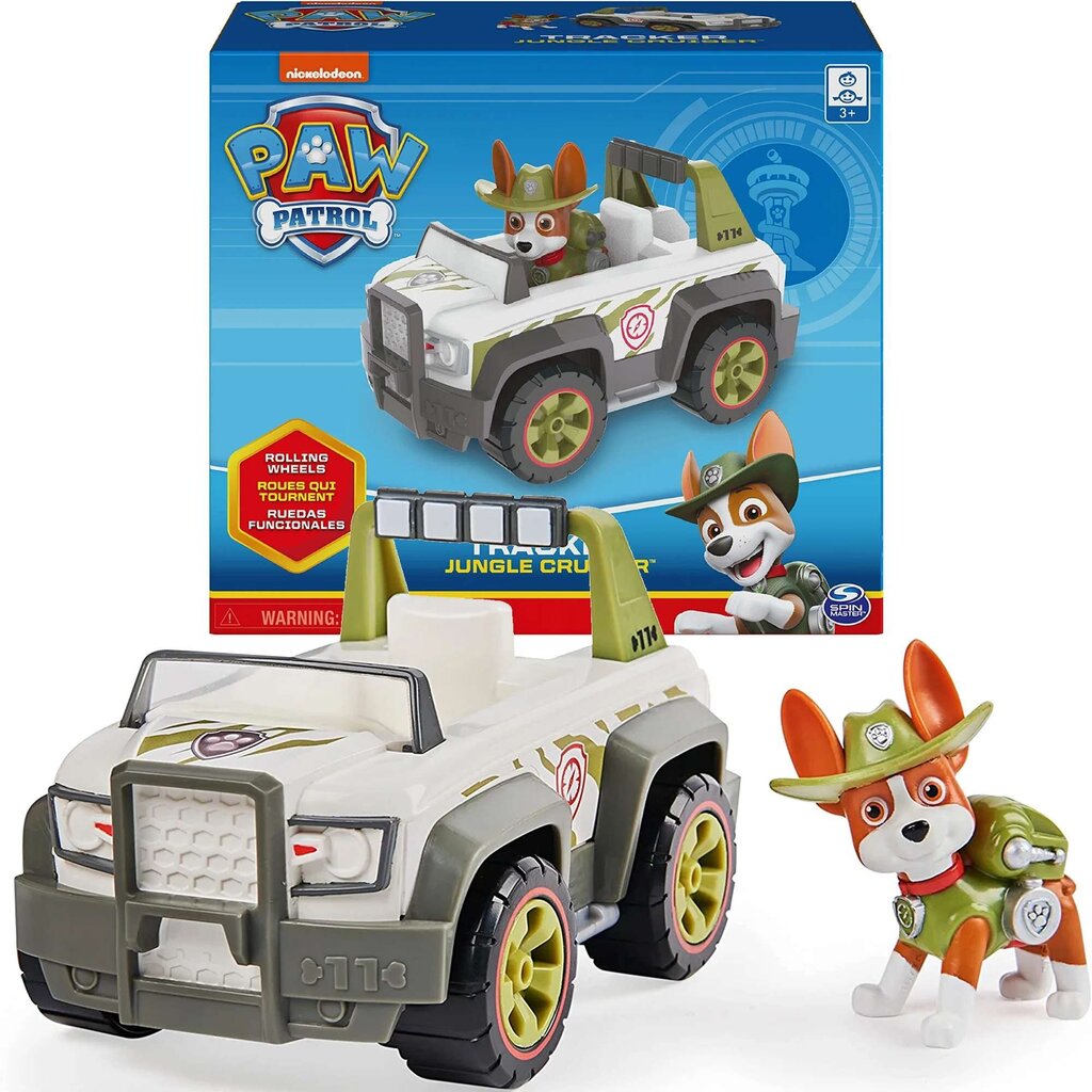 Spin Master Paw Patrol Tracker figuur + maastikusõiduk цена и информация | Poiste mänguasjad | kaup24.ee