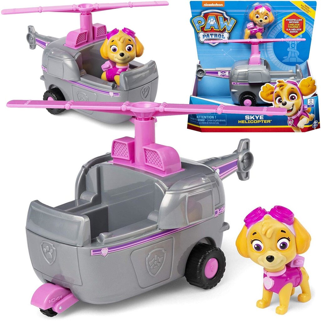 Spin Master Paw Patrol Helikopter ja Skye figuurikomplekt цена и информация | Poiste mänguasjad | kaup24.ee