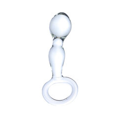 Стеклянный дилдо Curved Glass Crystal цена и информация | Фаллоимитаторы | kaup24.ee