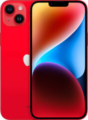 Apple iPhone 14 512GB (PRODUCT)RED MPXG3QN/A цена и информация | Мобильные телефоны | kaup24.ee