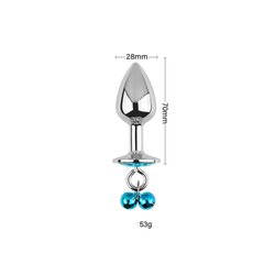 Anaaltapp koos ketiga Diamond Anal Chain Plug 28 mm hind ja info | Anaallelud | kaup24.ee