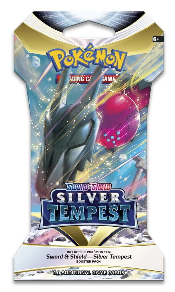 Kaardimäng Pokemon TCG – Sword & Shield Silver Tempest Sleeved Booster цена и информация | Lauamängud ja mõistatused | kaup24.ee