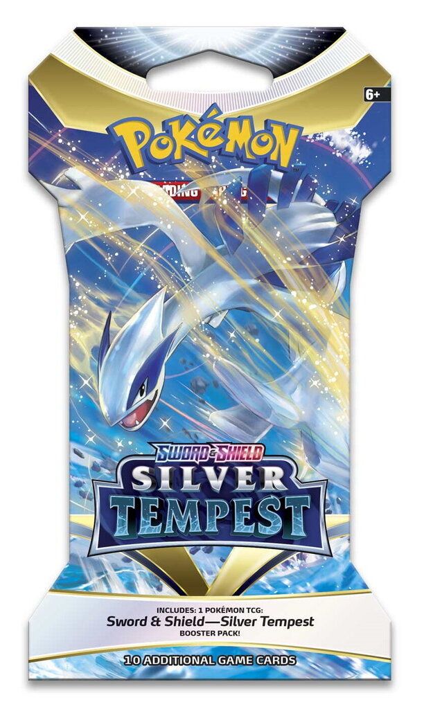 Kaardimäng Pokemon TCG – Sword & Shield Silver Tempest Sleeved Booster цена и информация | Lauamängud ja mõistatused | kaup24.ee