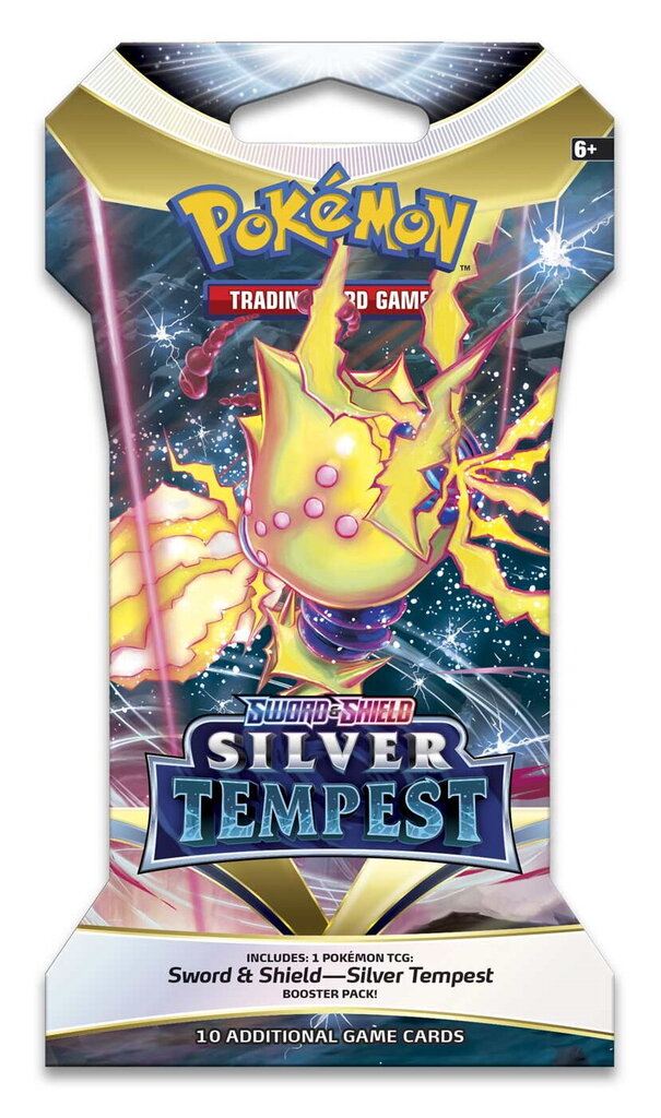 Kaardimäng Pokemon TCG – Sword & Shield Silver Tempest Sleeved Booster цена и информация | Lauamängud ja mõistatused | kaup24.ee