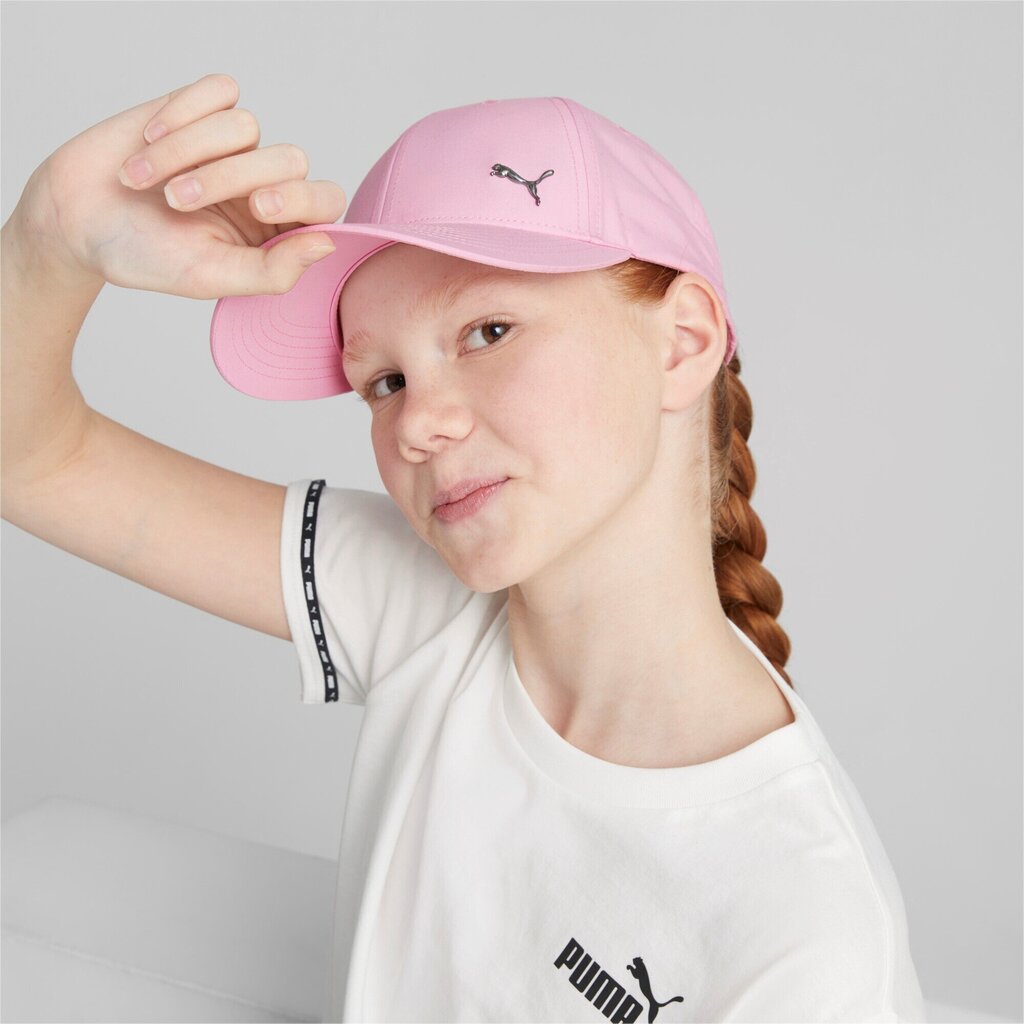 Laste nokamüts Puma 024549*02, roosa 4065452960810 hind ja info | Tüdrukute mütsid, sallid, kindad | kaup24.ee