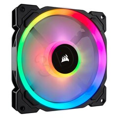 Corsair Fan LL140 RGB LED Static Pressure, 140 мм, PWM, одинарный (CO-9050073-WW) цена и информация | Компьютерные вентиляторы | kaup24.ee