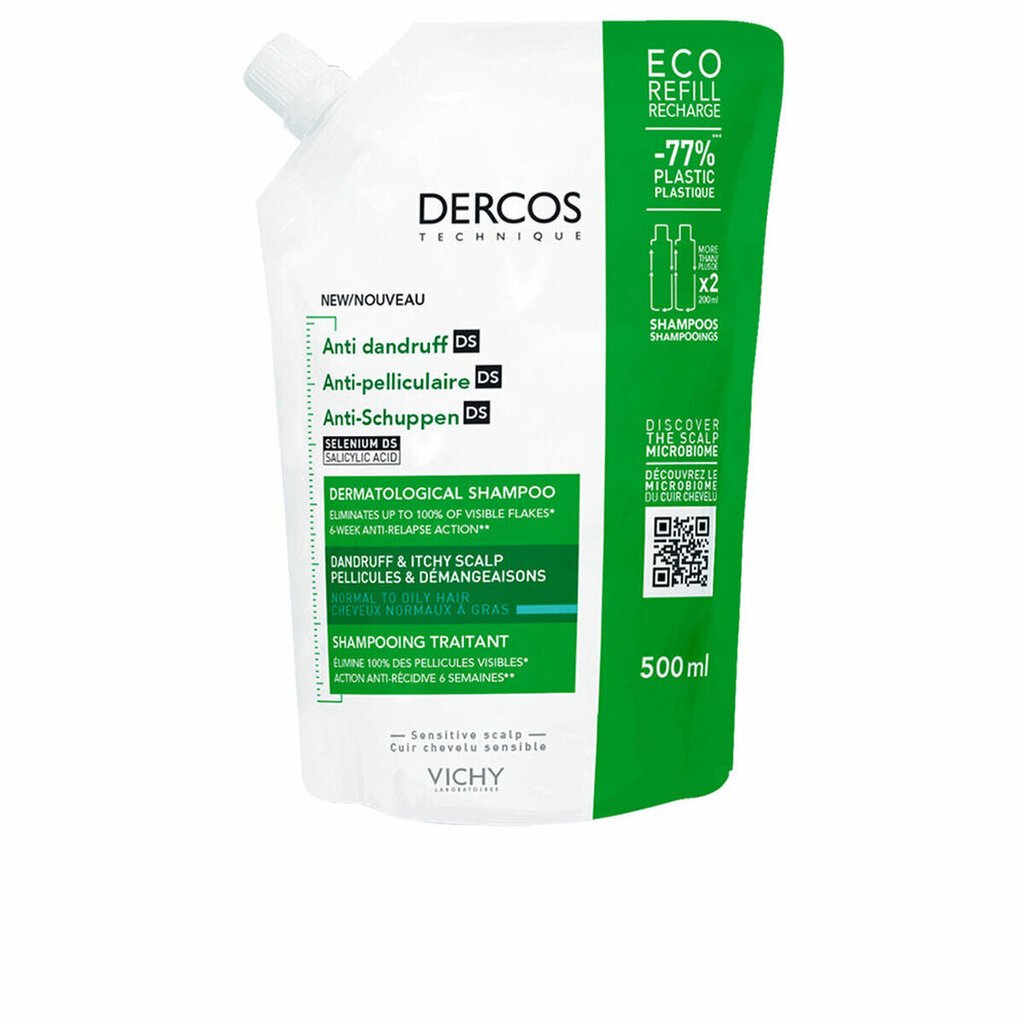 Kõõmavastane šampoon Vichy Dercos, 500 ml цена и информация | Šampoonid | kaup24.ee