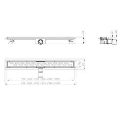 Vihm FALA 600mm цена и информация | Душевые сливы | kaup24.ee