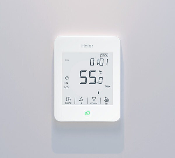 Õhk-vesi soojuspump koos juhtnuppude ja termostaatidega Haier monoblokk 11kW AU112FYCRA(HW) + YR-E27 + ATW-A01 hind ja info | Küttekatlad | kaup24.ee