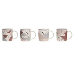 Кружка Mug DKD Home Decor, фуксия, 365 мл, 4 шт. цена и информация | Стаканы, фужеры, кувшины | kaup24.ee