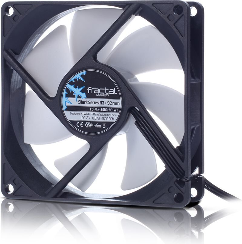 Fractal Design FD-FAN-SSR3-92-WT hind ja info | Arvuti ventilaatorid | kaup24.ee