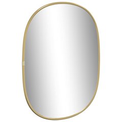 vidaXL seinapeegel, kuldne, 40 x 30 cm цена и информация | Зеркала | kaup24.ee