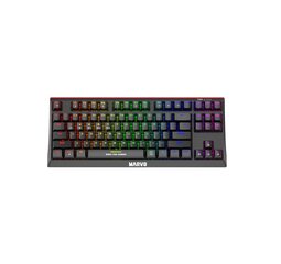 Marvo KG953W TKL 80% juhtmevaba mehaaniline RGB klaviatuur (US, Red and Blue switch) цена и информация | Клавиатуры | kaup24.ee