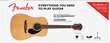 Akustilise kitarri komplekt Fender FA-125 PACK, NAT WN цена и информация | Kitarrid | kaup24.ee