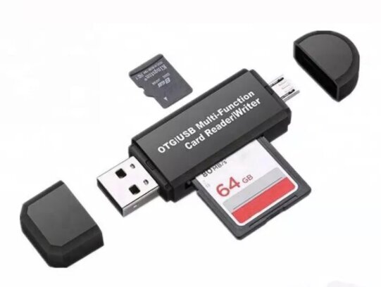 5in1 SD-kaardi lugeja Micro USB USB-C OTG Pendrive цена и информация | USB jagajad, adapterid | kaup24.ee