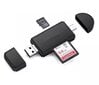 5in1 SD-kaardi lugeja Micro USB USB-C OTG Pendrive hind ja info | USB jagajad, adapterid | kaup24.ee