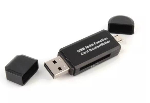 5in1 SD-kaardi lugeja Micro USB USB-C OTG Pendrive цена и информация | USB jagajad, adapterid | kaup24.ee