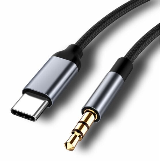 Cable Adapter USB-C Mini Jack 3,5 Mm AUX DAC 1,5 M цена и информация | USB jagajad, adapterid | kaup24.ee