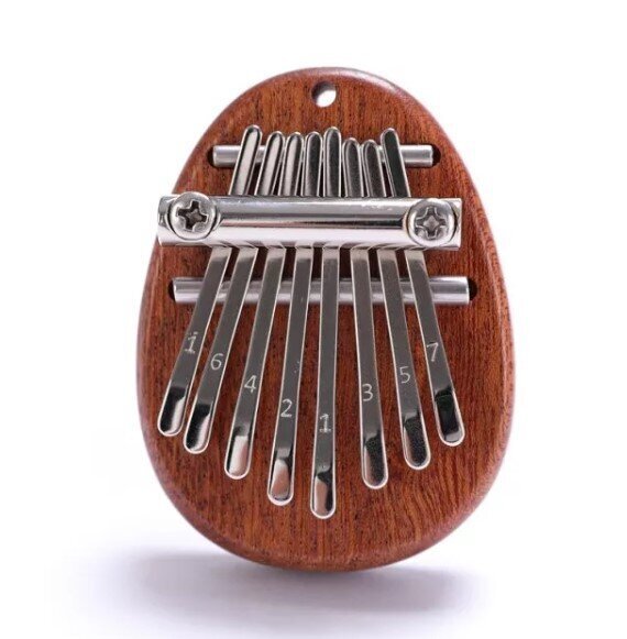 Mini Kalimba puidust mahagon Kalimbka Zenwire K04 hind ja info | Löökpillid | kaup24.ee