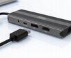 HUB USB-C 10in1 kuvaport 1.4 HDMI 2.1 8K 4K 120Hz 60Hz Full HD 144Hz USB 3.0 SD toiteallikas 100W Macbook M1 M2 Zenwire hind ja info | USB jagajad, adapterid | kaup24.ee