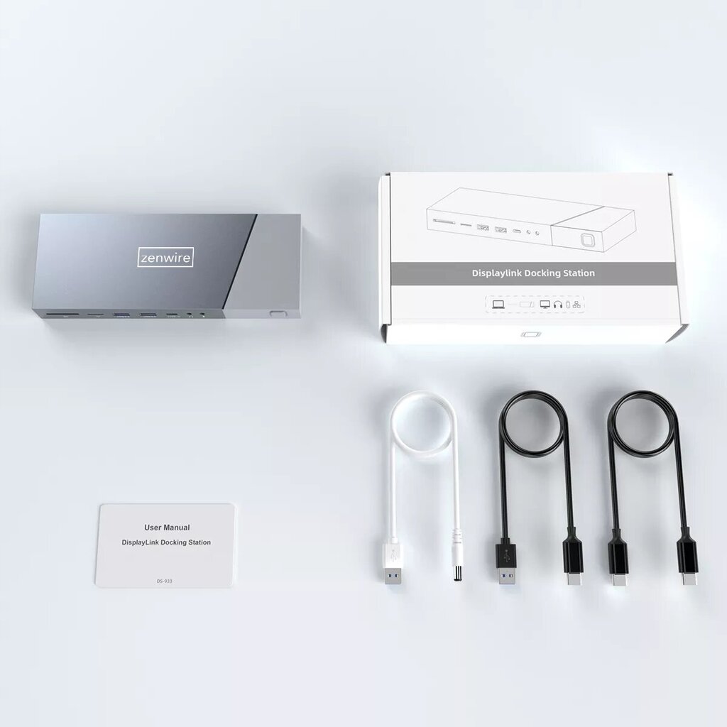 USB-C jaoturi dokkimisjaam 16in1 kuvalink 3x HDMI USB 3.0 minipistikuga Ethernet 1000Mbps SD Macbook M1 M2 Zenwire jaoks цена и информация | USB jagajad, adapterid | kaup24.ee