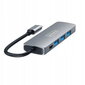 HUB 4x USB 3.0 USB-C 5-in-1 Zenwire hind ja info | USB jagajad, adapterid | kaup24.ee