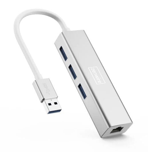 USB Ethernet HUB RJ45 adapter LAN 2.0 adapter цена и информация | USB jagajad, adapterid | kaup24.ee