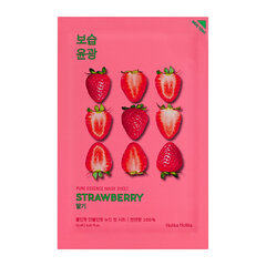 Värskendavad leht-näomaskid maasikaekstraktiga Holika Holika, 20 tk hind ja info | Näomaskid, silmamaskid | kaup24.ee