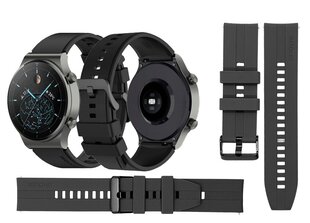 Käevõru Xiaomi Watch GT GT 2 GT 3 22mm, must iStrap Original hind ja info | Nutikellade ja nutivõrude tarvikud | kaup24.ee
