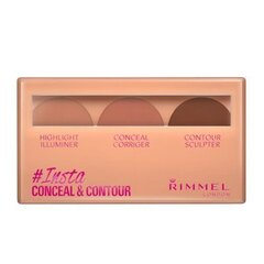 Палетка для контура Rimmel Concealer Insta Conceal & Contour Light 010, 8,4 г цена и информация | Пудры, базы под макияж | kaup24.ee